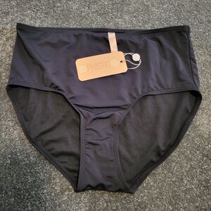 Black High-Waisted Bikini Bottom